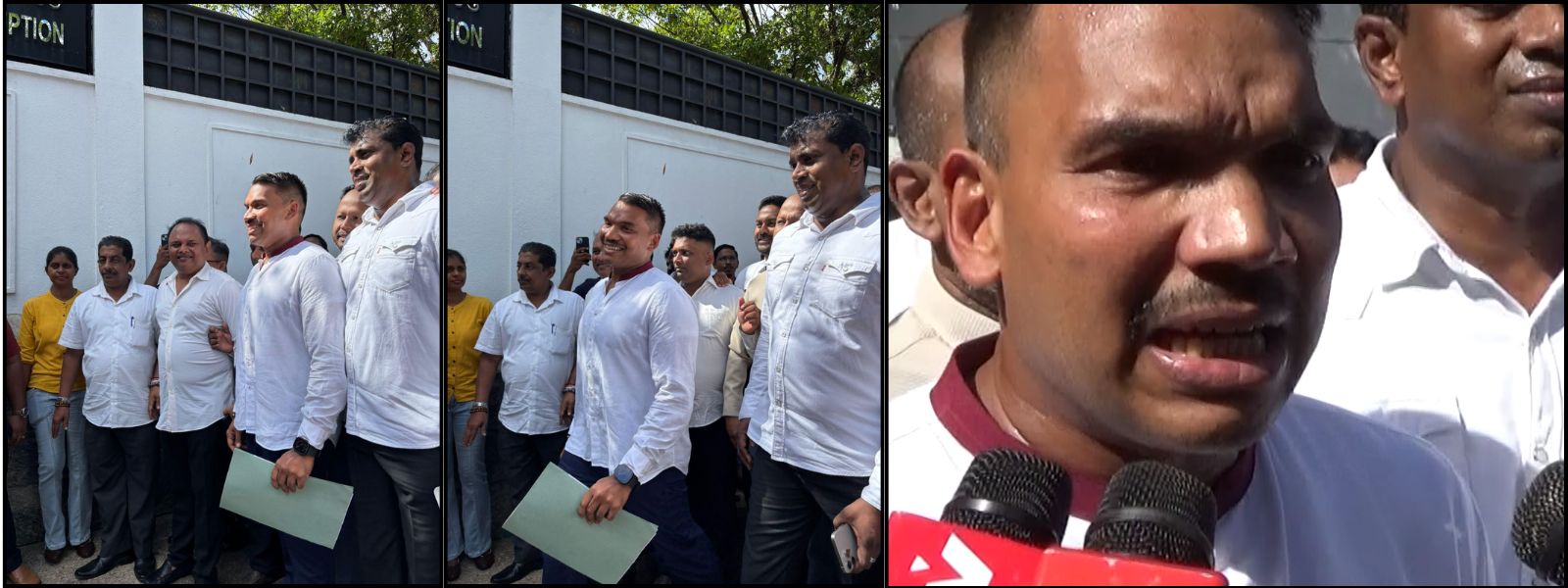 Namal Rajapaksa Appears Before CIABOC